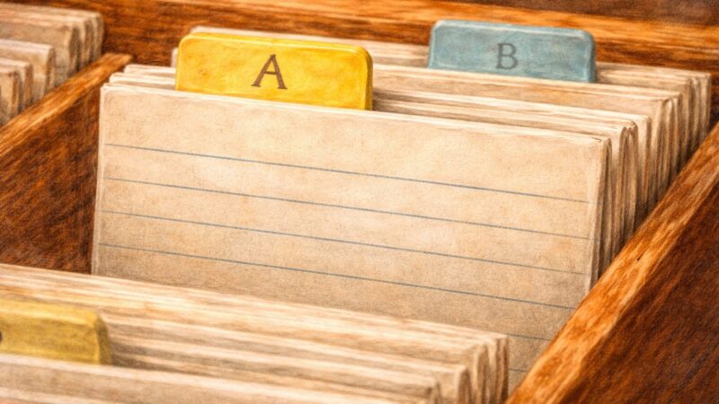 ツェッテルカステンの最初の1枚をどう書くのか